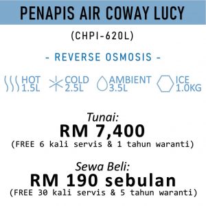 Harga Penapis Air Coway Terkini Model Lucy-HarizCoway